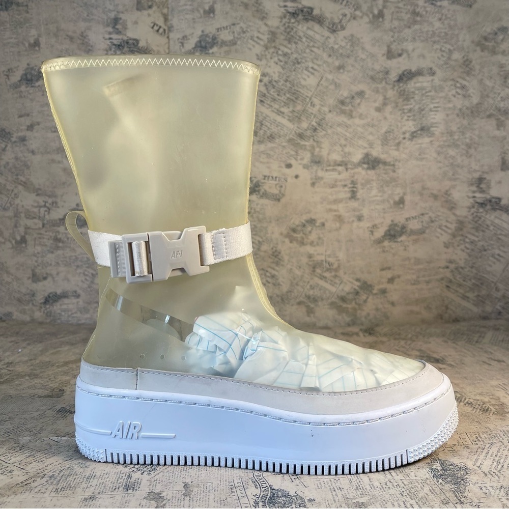 Nike Air Force 1 Sage High Lux Platform Clear Sneakers Women's Size 6